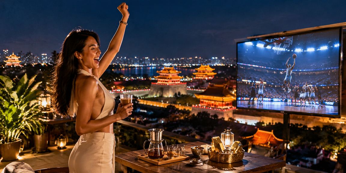 Người hâm mộ bóng rổ tại Huế theo dõi kèo cược cùng cà phê Việt Nam